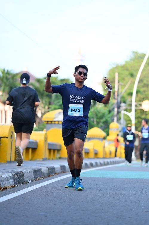 Race photo from KEMLU RUN 2025