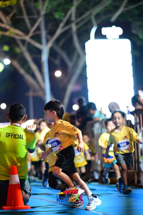 Race photo from CISANGKAN KBP CITY RUN 2025
