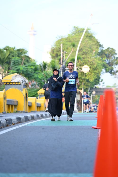 Race photo from KEMLU RUN 2025