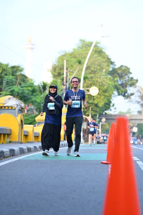 Race photo from KEMLU RUN 2025