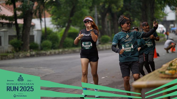 Race photo from Mangkunegaran Run 2025
