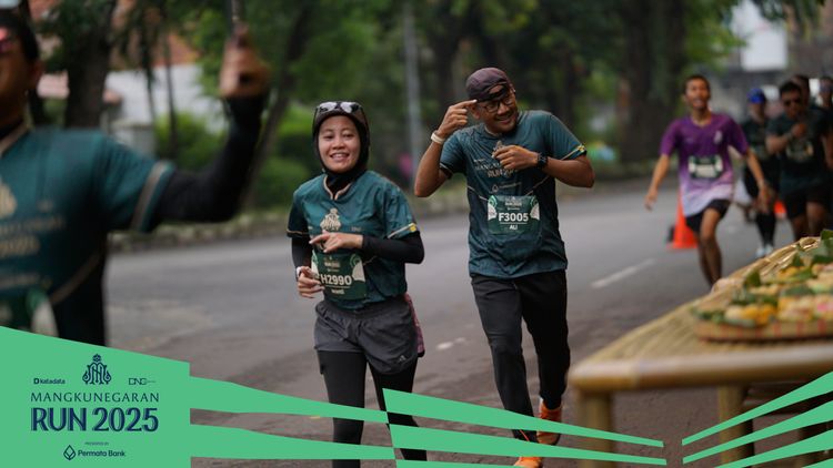 Race photo from Mangkunegaran Run 2025