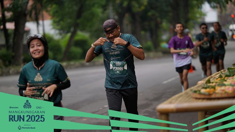 Race photo from Mangkunegaran Run 2025