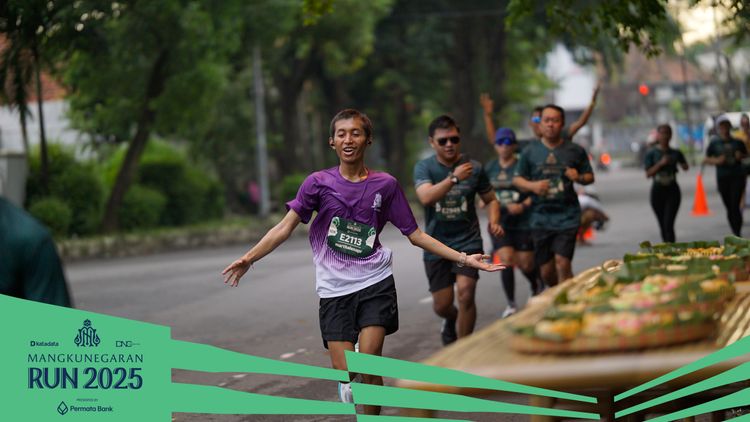 Race photo from Mangkunegaran Run 2025