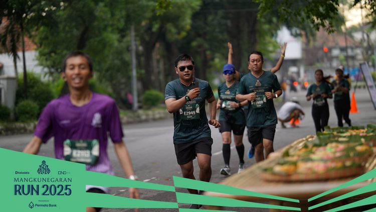 Race photo from Mangkunegaran Run 2025