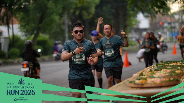Race photo from Mangkunegaran Run 2025