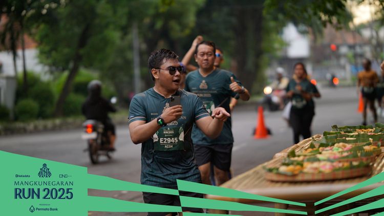 Race photo from Mangkunegaran Run 2025