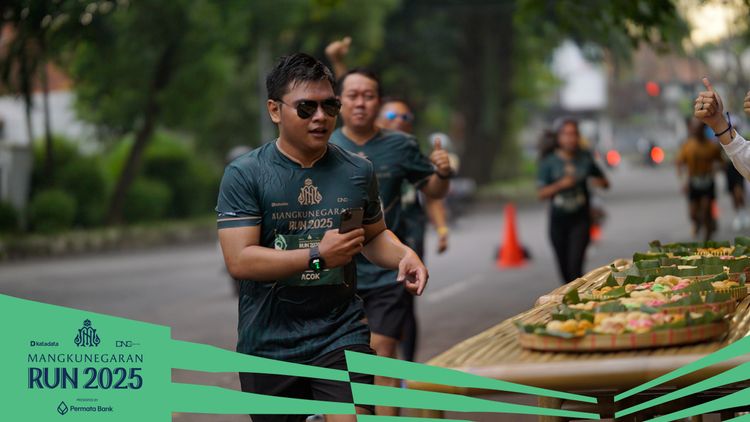 Race photo from Mangkunegaran Run 2025