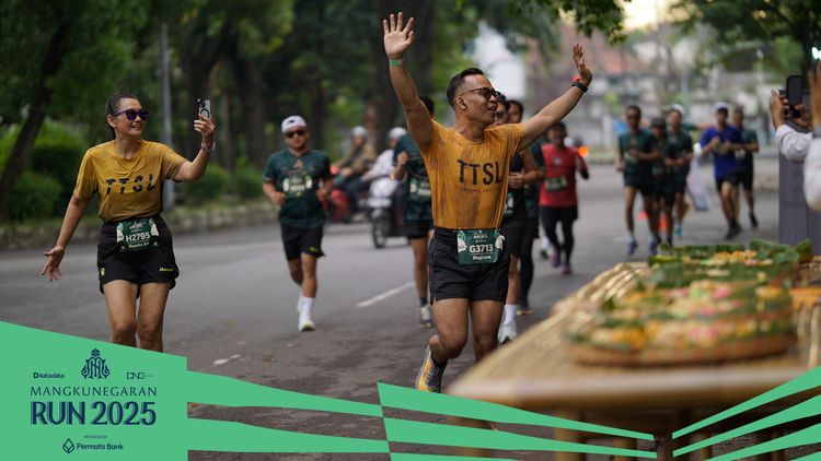 Race photo from Mangkunegaran Run 2025