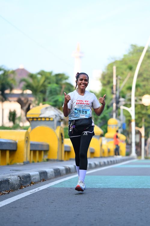 Race photo from KEMLU RUN 2025