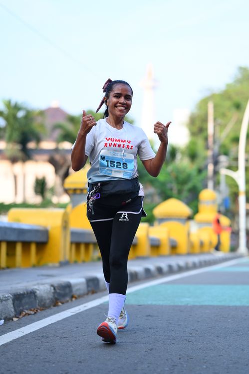 Race photo from KEMLU RUN 2025
