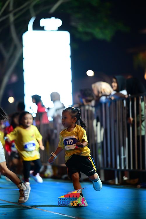 Race photo from CISANGKAN KBP CITY RUN 2025