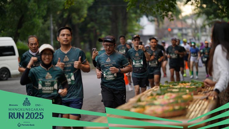 Race photo from Mangkunegaran Run 2025