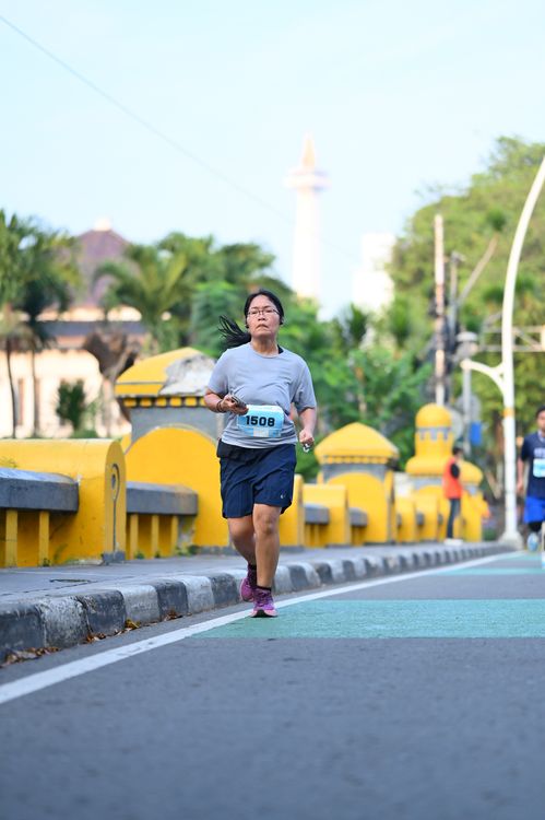 Race photo from KEMLU RUN 2025