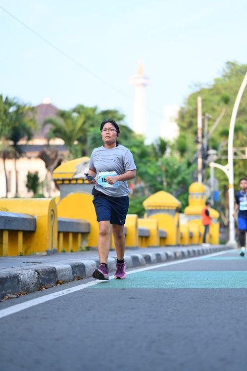 Race photo from KEMLU RUN 2025