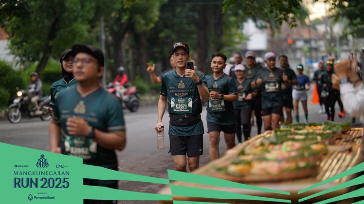 Race photo from Mangkunegaran Run 2025