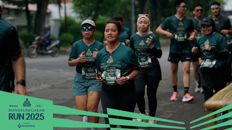 Race photo from Mangkunegaran Run 2025
