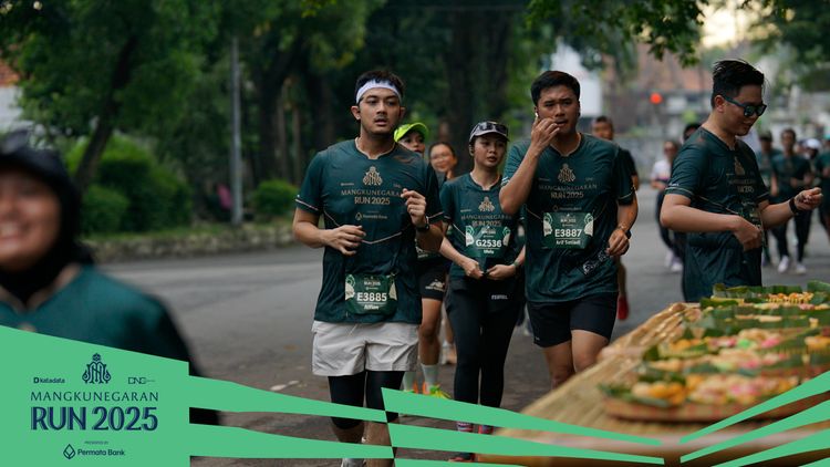 Race photo from Mangkunegaran Run 2025