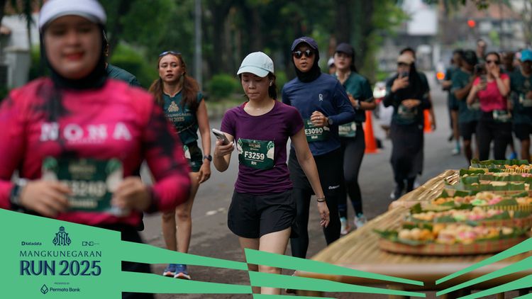 Race photo from Mangkunegaran Run 2025