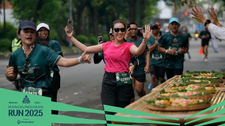Race photo from Mangkunegaran Run 2025