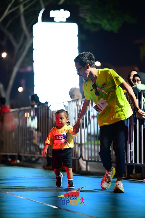 Race photo from CISANGKAN KBP CITY RUN 2025