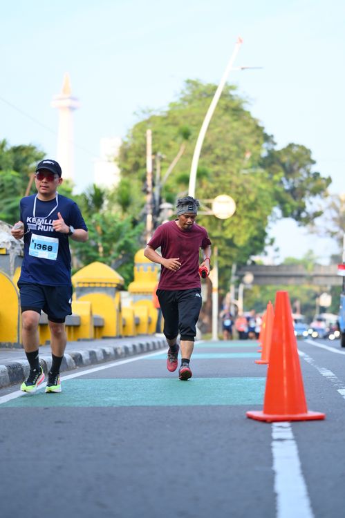 Race photo from KEMLU RUN 2025