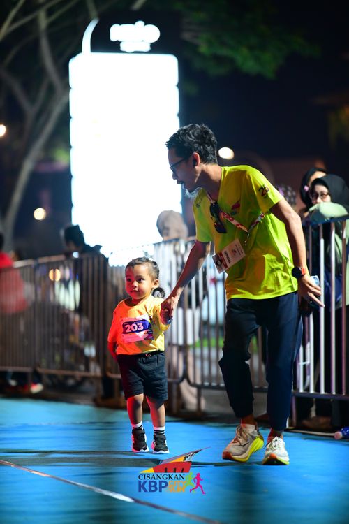 Race photo from CISANGKAN KBP CITY RUN 2025