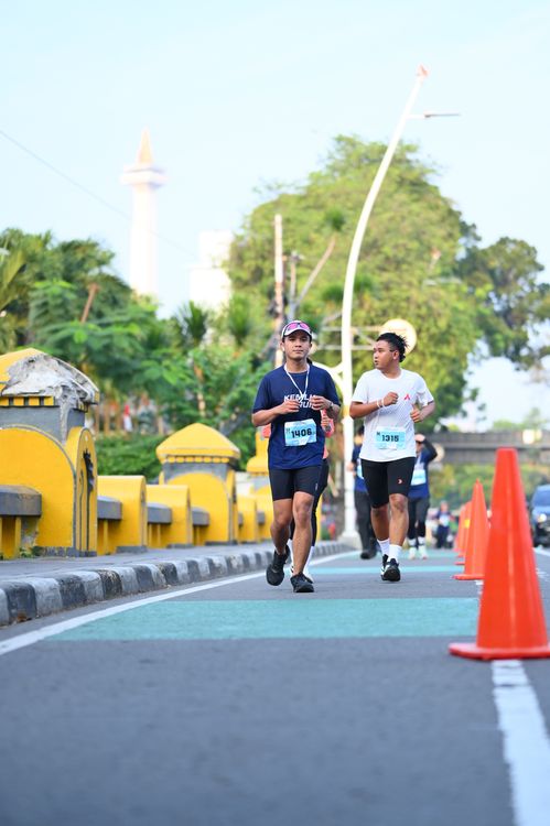 Race photo from KEMLU RUN 2025