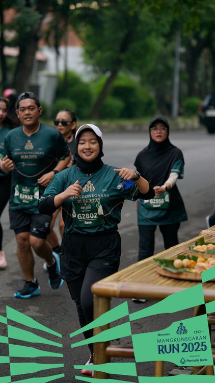 Race photo from Mangkunegaran Run 2025