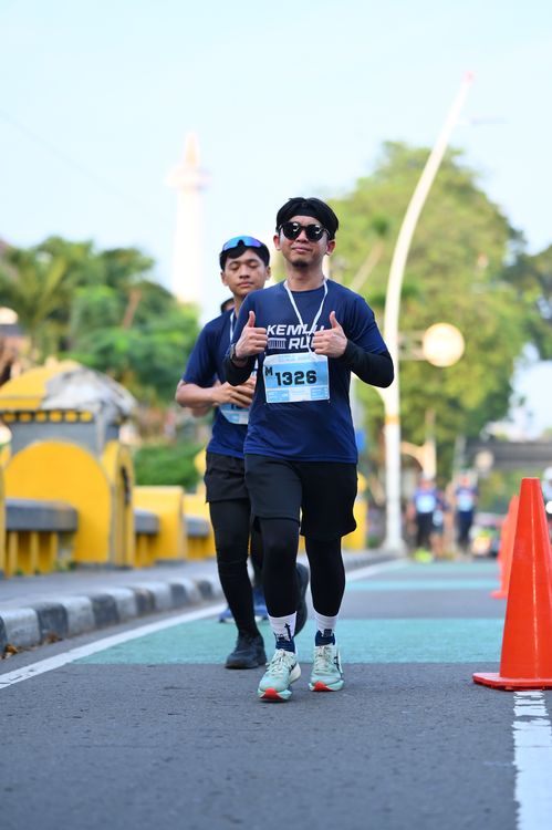 Race photo from KEMLU RUN 2025