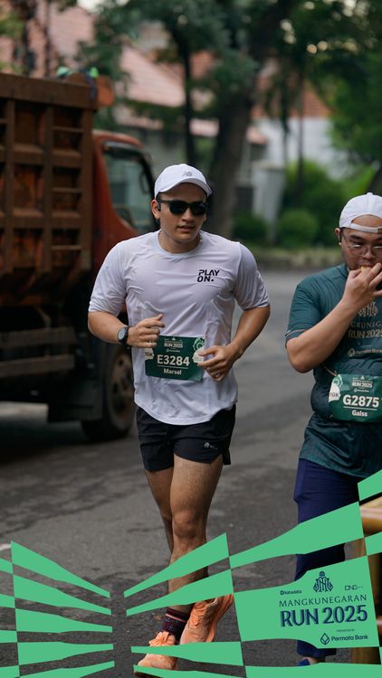 Race photo from Mangkunegaran Run 2025