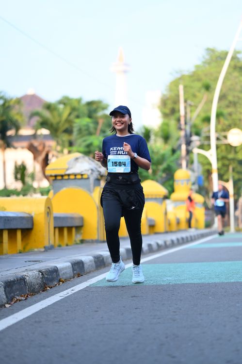 Race photo from KEMLU RUN 2025