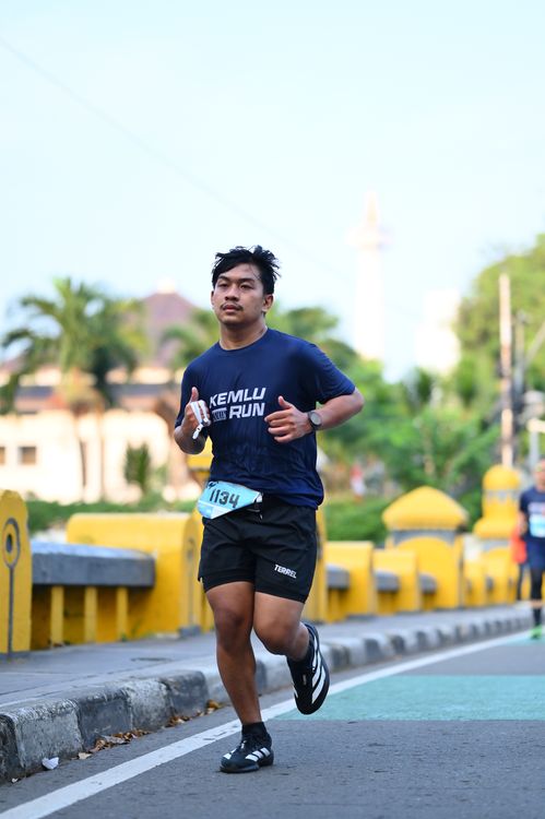 Race photo from KEMLU RUN 2025