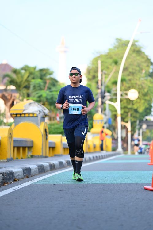Race photo from KEMLU RUN 2025