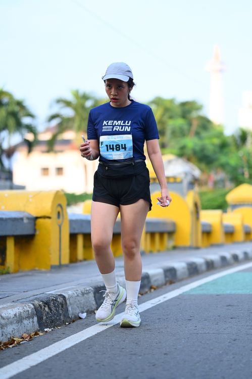 Race photo from KEMLU RUN 2025