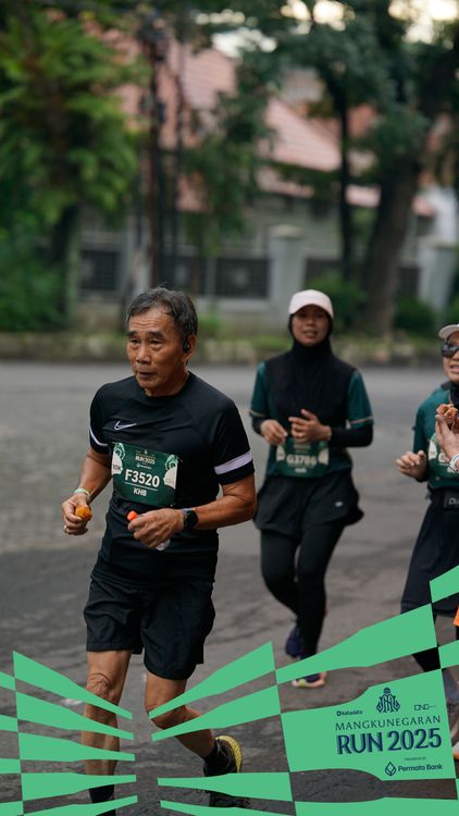 Race photo from Mangkunegaran Run 2025