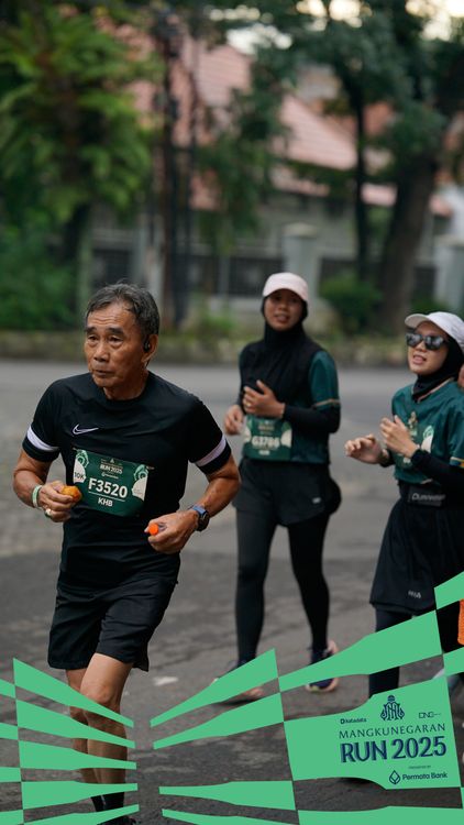 Race photo from Mangkunegaran Run 2025