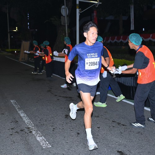 Race photo from KEMLU RUN 2026