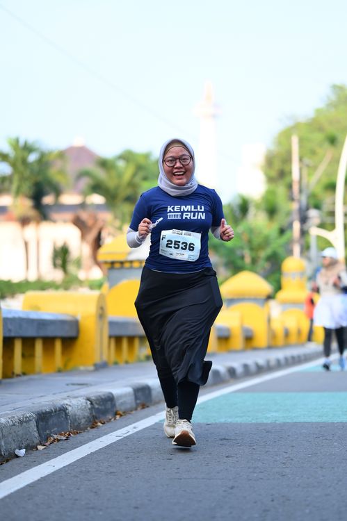 Race photo from KEMLU RUN 2025