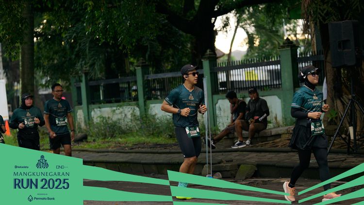Race photo from Mangkunegaran Run 2025