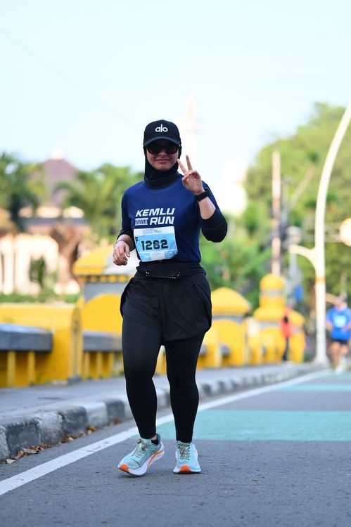 Race photo from KEMLU RUN 2025