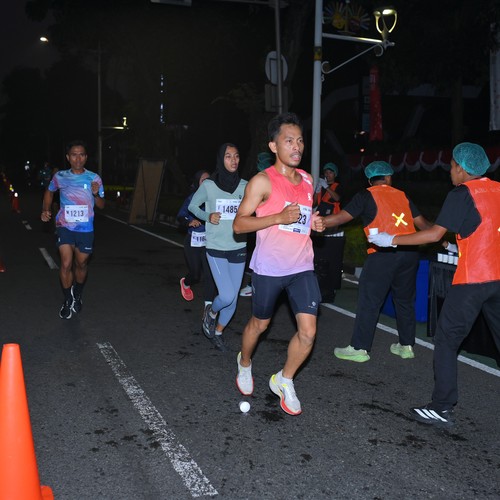 Race photo from KEMLU RUN 2026