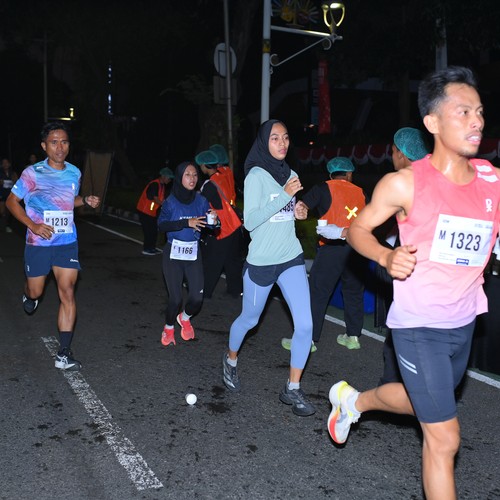Race photo from KEMLU RUN 2026