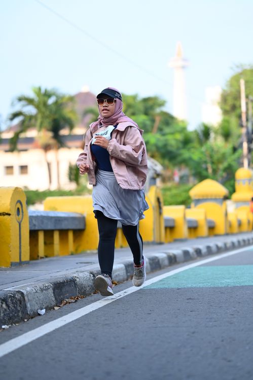 Race photo from KEMLU RUN 2025
