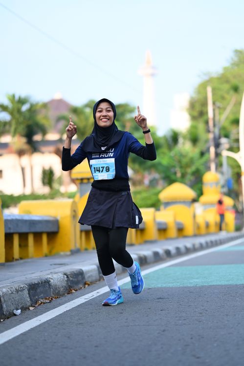 Race photo from KEMLU RUN 2025