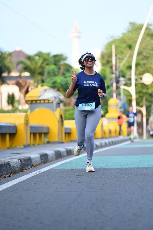 Race photo from KEMLU RUN 2025