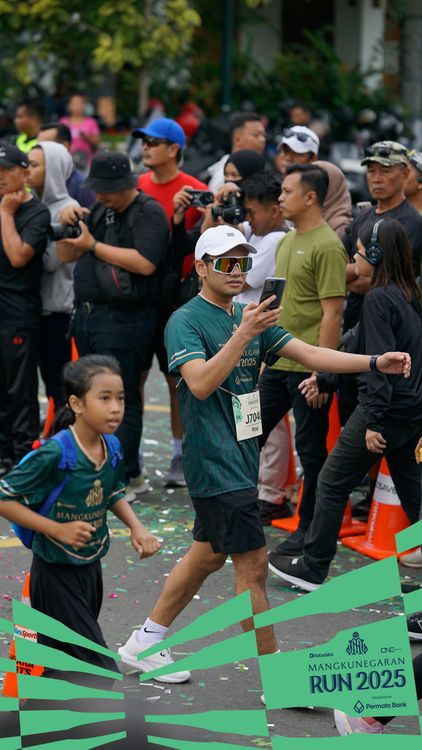 Race photo from Mangkunegaran Run 2025