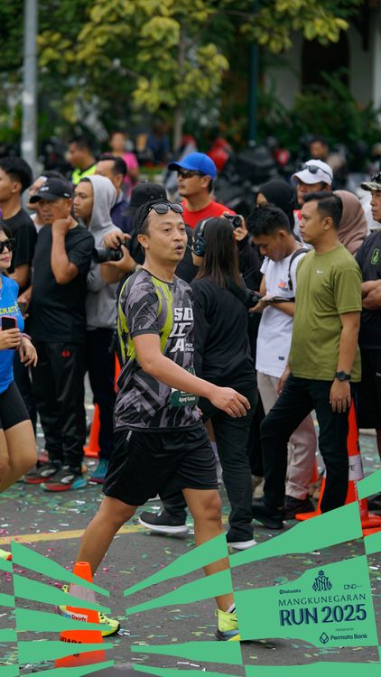 Race photo from Mangkunegaran Run 2025
