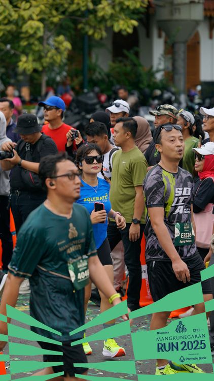 Race photo from Mangkunegaran Run 2025