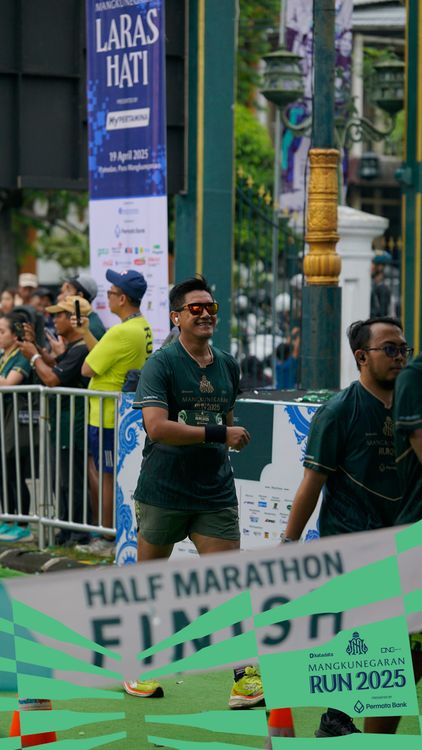 Race photo from Mangkunegaran Run 2025